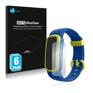 Front side of a product packaging with the brand logo Savvies. Next to it is the device Biggerfive Vigor ‎BF160 shown with the