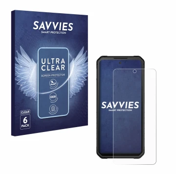 Front side of a product packaging with the brand logo Savvies. Next to it is the device iiiF150 Raptor shown with the correspo