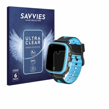 Front side of a product packaging with the brand logo Savvies. Next to it is the device Aduogeng T5 shown with the correspondi