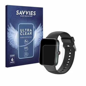 Front side of a product packaging with the brand logo Savvies. Next to it is the device Pthtechus S80K shown with the correspo