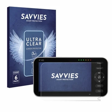 Front side of a product packaging with the brand logo Savvies. Next to it is the device GHB SM50B Modell 2023 shown with the c
