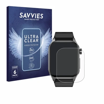 Front side of a product packaging with the brand logo Savvies. Next to it is the device Knauermann Pro 3 2024 (rectangular) sh