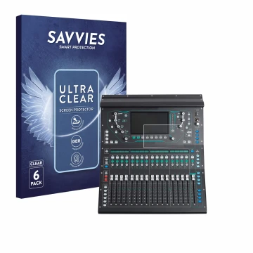 Front side of a product packaging with the brand logo Savvies. Next to it is the device Allen&Heat SQ5 shown with the correspo