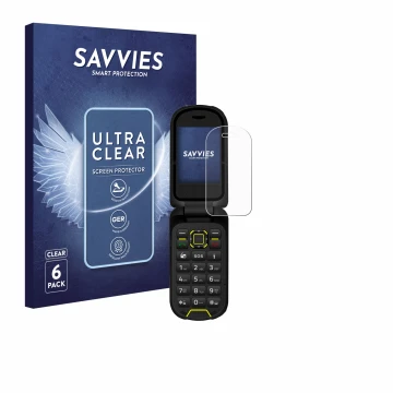 Front side of a product packaging with the brand logo Savvies. Next to it is the device Hammer Bow LTE shown with the correspo