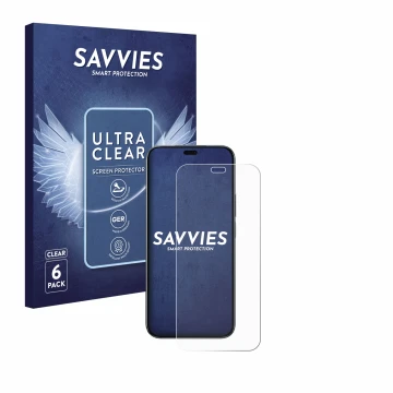 Front side of a product packaging with the brand logo Savvies. Next to it is the device Honor 200 Lite shown with the correspo