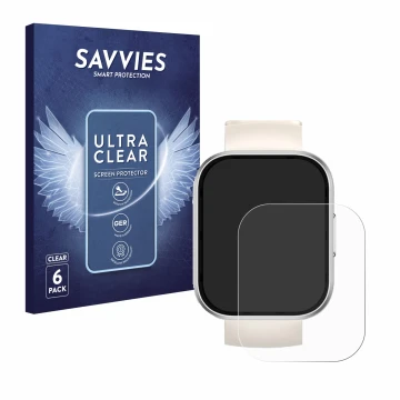 Front side of a product packaging with the brand logo Savvies. Next to it is the device Oukitel BT103 1.91