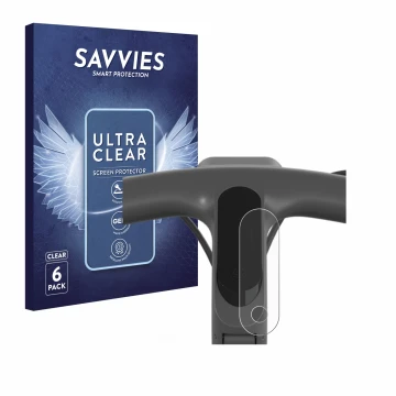 Front side of a product packaging with the brand logo Savvies. Next to it is the device Egret Ey 1 shown with the correspondin