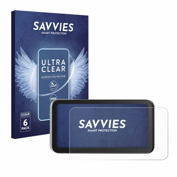 Front side of a product packaging with the brand logo Savvies. Next to it is the device Einstar VEGA shown with the correspond