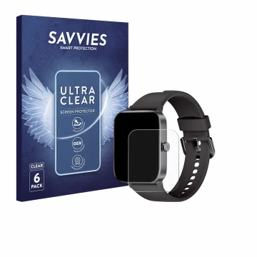 Front side of a product packaging with the brand logo Savvies. Next to it is the device KIUVKAS P3 1.95