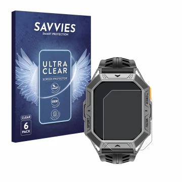 Front side of a product packaging with the brand logo Savvies. Next to it is the device Stahlgear Thor 2.0 shown with the corr
