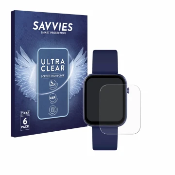 Front side of a product packaging with the brand logo Savvies. Next to it is the device Reflex Active Series 13 shown with the