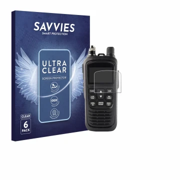 Front side of a product packaging with the brand logo Savvies. Next to it is the device Jopix CB-514 Plus shown with the corre