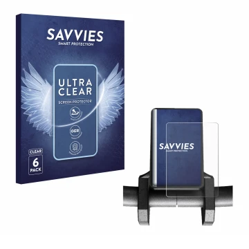 Front side of a product packaging with the brand logo Savvies. Next to it is the device Joyor S10-S V2 shown with the correspo