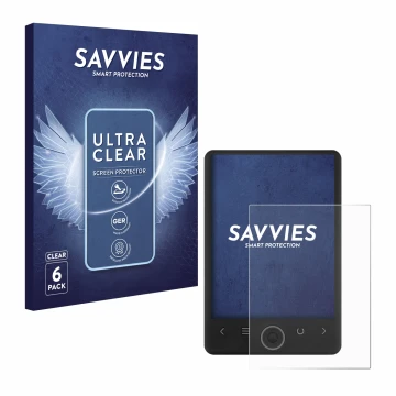 Front side of a product packaging with the brand logo Savvies. Next to it is the device SPC Light 2 shown with the correspondi