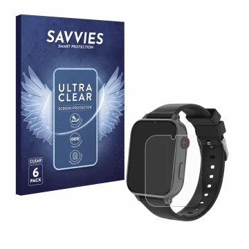 Front side of a product packaging with the brand logo Savvies. Next to it is the device Alutoria A22 shown with the correspond