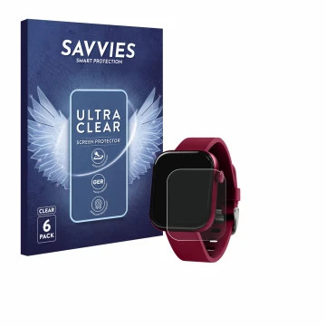 Front side of a product packaging with the brand logo Savvies. Next to it is the device Reflex Active Spectra 300 S shown with