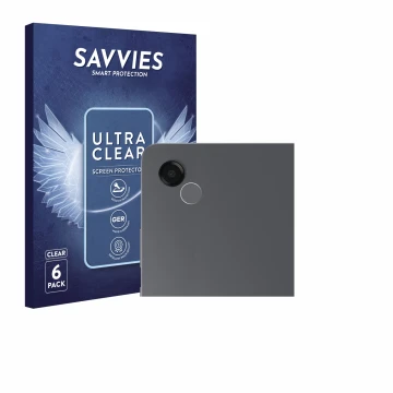 Front side of a product packaging with the brand logo Savvies. Next to it is the device Samsung Galaxy Tab A11 Plus WiFi 11