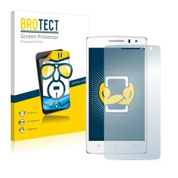 Front side of a product packaging with the brand logo BROTECT. Next to it is the device THL 2015 shown with the corresponding 
