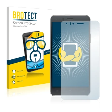 Front side of a product packaging with the brand logo BROTECT. Next to it is the device Kodak IM5 shown with the corresponding