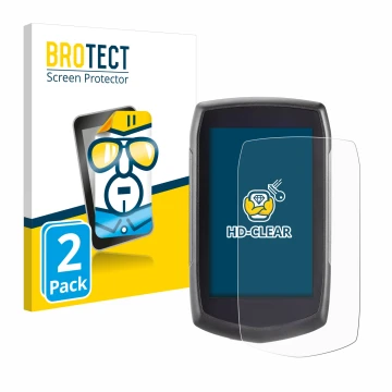 Front side of a product packaging with the brand logo BROTECT. Next to it is the device A-Rival Teasi One Classic shown with t