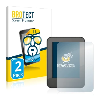 Front side of a product packaging with the brand logo BROTECT. Next to it is the device Neodrives neoMMI Z20 shown with the co