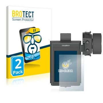 Front side of a product packaging with the brand logo BROTECT. Next to it is the device FlySky FS-NB4 shown with the correspon