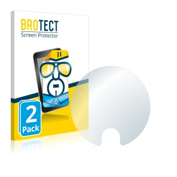 Front side of a product packaging with the brand logo BROTECT. Next to it is the device Dyson V11 Absolute Pro shown with the 