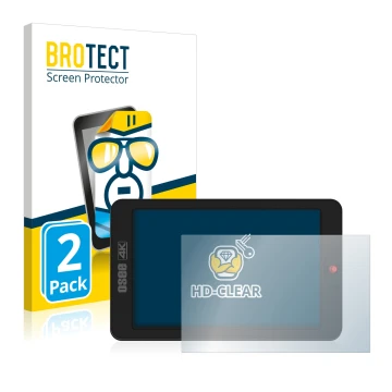 Front side of a product packaging with the brand logo BROTECT. Next to it is the device Osee G7 shown with the corresponding s