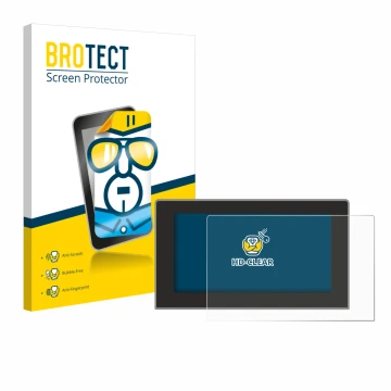 Front side of a product packaging with the brand logo BROTECT. Next to it is the device Cupra Formentor 2020-2022 Infotainment