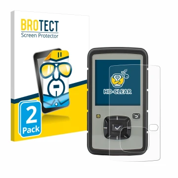 Front side of a product packaging with the brand logo BROTECT. Next to it is the device TPL Birdy Slim shown with the correspo