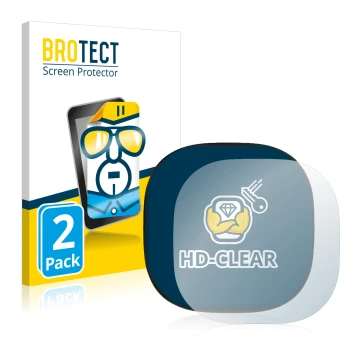 Front side of a product packaging with the brand logo BROTECT. Next to it is the device ecobee Smart Thermostat Premium shown 