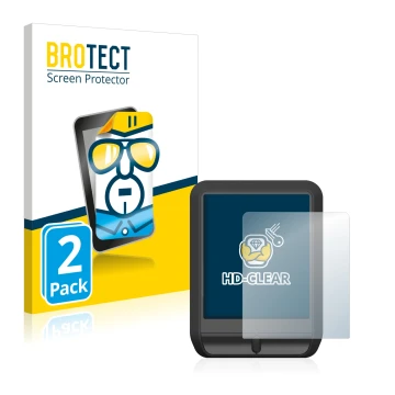 Front side of a product packaging with the brand logo BROTECT. Next to it is the device Mahle Pulsar One shown with the corres