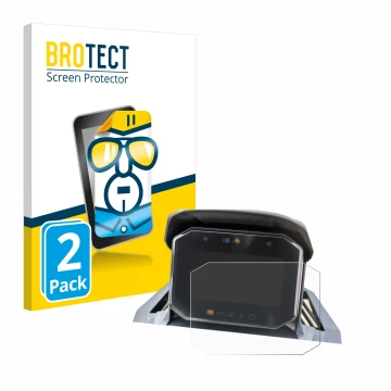 Front side of a product packaging with the brand logo BROTECT. Next to it is the device Honda ADV350 4