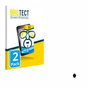Front side of a product packaging with the brand logo BROTECT. Next to it is the device Samsung Galaxy Watch 5 (40mm) shown wi