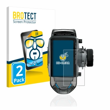 Front side of a product packaging with the brand logo BROTECT. Next to it is the device Futaba 10PX shown with the correspondi