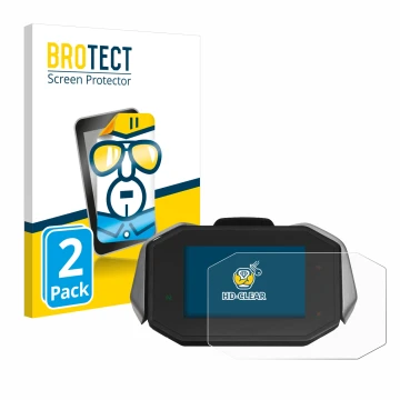 Front side of a product packaging with the brand logo BROTECT. Next to it is the device MV Agusta Dragster RC TFT shown with t