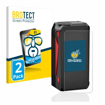 Front side of a product packaging with the brand logo BROTECT. Next to it is the device Smok G-Priv 4 shown with the correspon