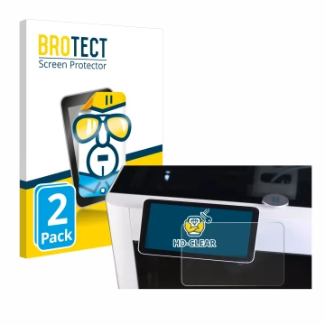 Front side of a product packaging with the brand logo BROTECT. Next to it is the device Bambu Lab X1-Carbon 3D Printer shown w