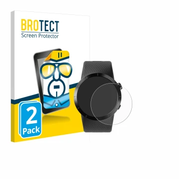 Front side of a product packaging with the brand logo BROTECT. Next to it is the device Shot Scope X5 shown with the correspon