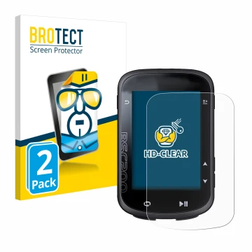 Front side of a product packaging with the brand logo BROTECT. Next to it is the device igpsport BSC200 shown with the corresp