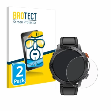 Front side of a product packaging with the brand logo BROTECT. Next to it is the device LIGE DFA-ST19 1.43