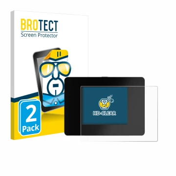 Front side of a product packaging with the brand logo BROTECT. Next to it is the device REINER SCT Authenticator mini shown wi