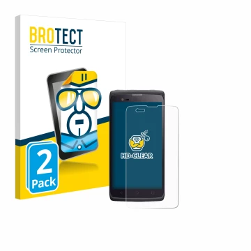 Front side of a product packaging with the brand logo BROTECT. Next to it is the device Almex cruise.1 shown with the correspo