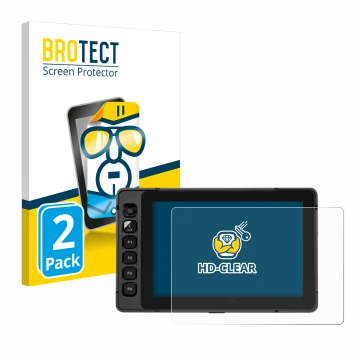 Front side of a product packaging with the brand logo BROTECT. Next to it is the device SmallHD Ultra 7 shown with the corresp