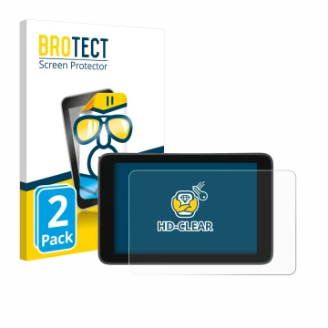 Front side of a product packaging with the brand logo BROTECT. Next to it is the device YoloLiv YoloBox Ultra shown with the c