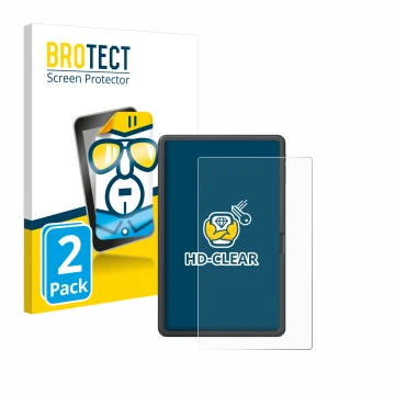 Front side of a product packaging with the brand logo BROTECT. Next to it is the device SGIN T12S 11.97