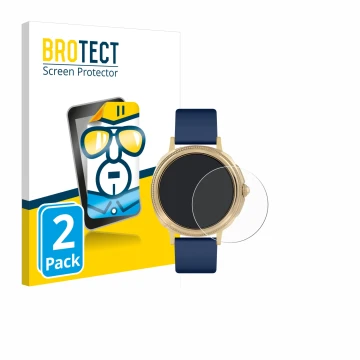 Front side of a product packaging with the brand logo BROTECT. Next to it is the device Reflex Active Series 25 shown with the
