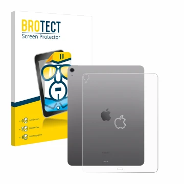 Front side of a product packaging with the brand logo BROTECT. Next to it is the device Apple iPad Air 13