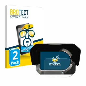Front side of a product packaging with the brand logo BROTECT. Next to it is the device Kymco CV3 shown with the corresponding