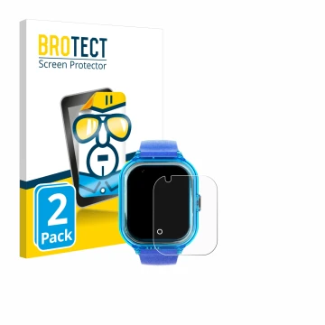 Front side of a product packaging with the brand logo BROTECT. Next to it is the device SaveFamily Enjoy shown with the corres